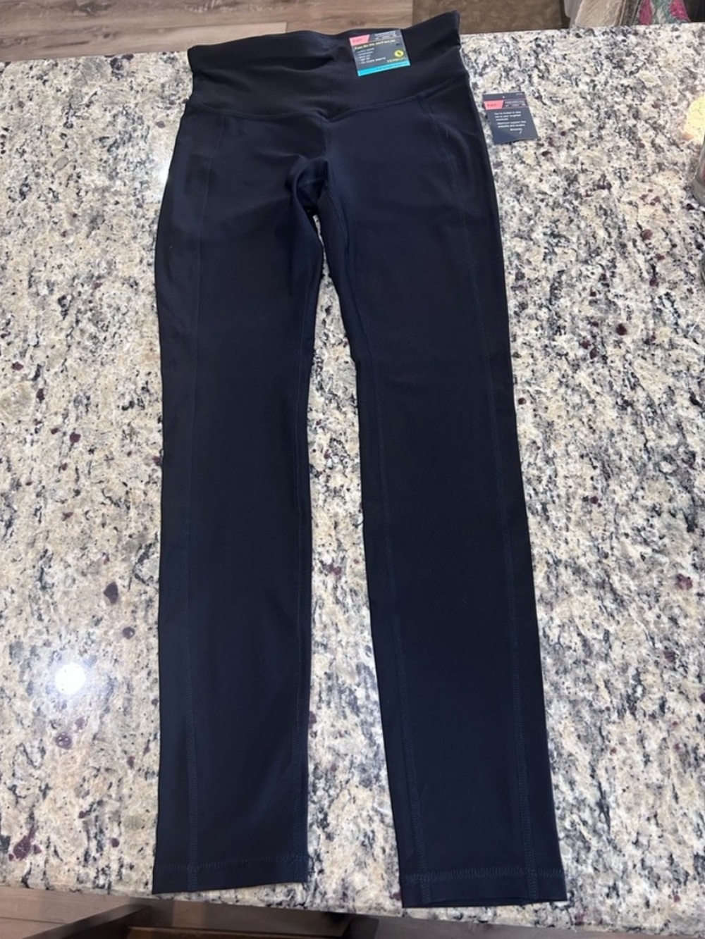 Black High-Rise high-performance compression leggings